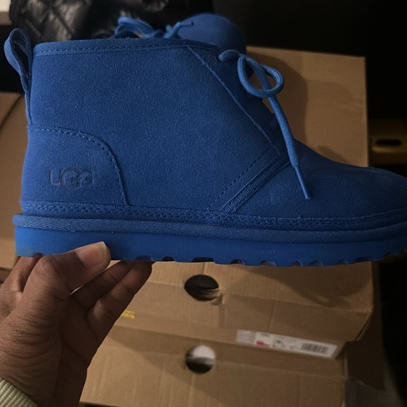 UGG Shoes - By angie: blue Uggs nothing is wrong with them worn once.